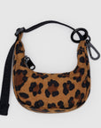 Baggu Crescent Bag Charm in Leopard