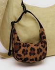 Baggu Crescent Bag Charm in Leopard