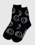 Baggu Crew Sock in Black Happy