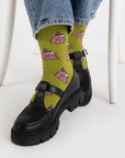 Baggu Crew Sock in Snoopy