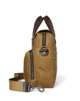 Filson 24 Hour Tin Cloth Briefcase in Dark Tan