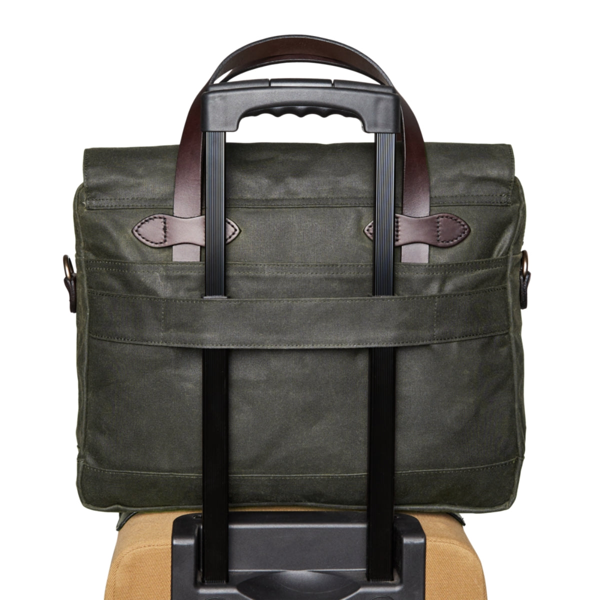 Filson 24 Hour Tin Cloth Briefcase in Ottergreen