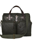 Filson 24 Hour Tin Cloth Briefcase in Ottergreen