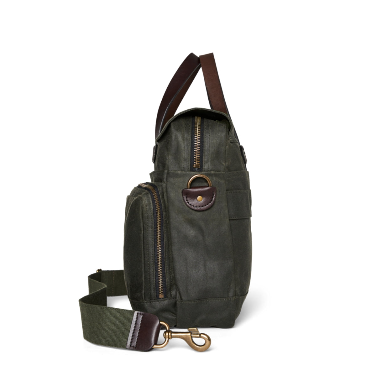 Filson 24 Hour Tin Cloth Briefcase in Ottergreen