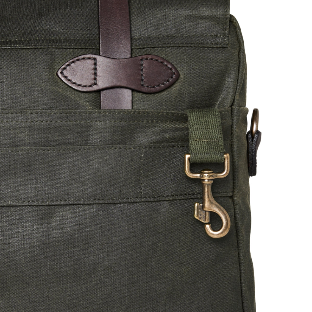 Filson 24 Hour Tin Cloth Briefcase in Ottergreen