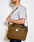 Filson Tin Cloth Compact Briefcase in Dark Tan