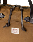 Filson Tin Cloth Compact Briefcase in Dark Tan