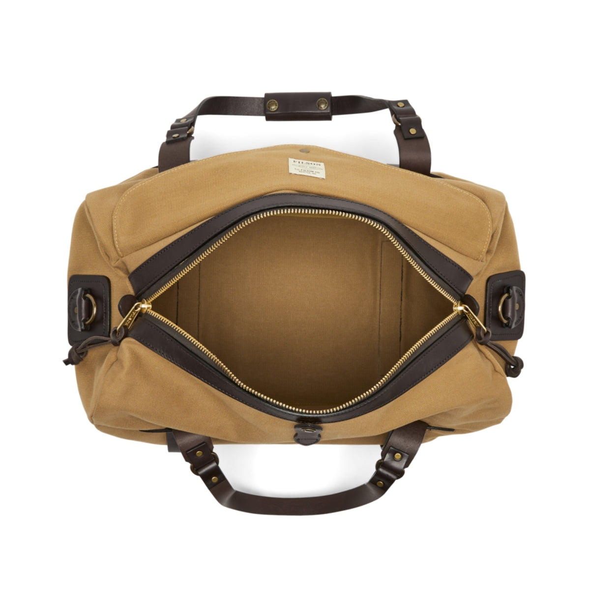 Filson Medium Rugged Twill Duffle Bag in Tan