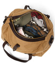 Filson Medium Rugged Twill Duffle Bag in Tan