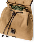 Filson Rugged Twill Drawstring Backpack in Tan