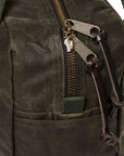 Filson Tin Cloth Zipper Tote Bag in Ottergreen