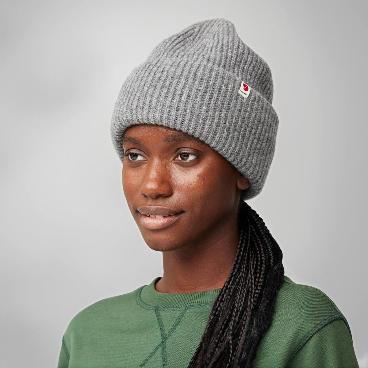 Fjallraven Heavy Beanie in Grey