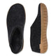 Glerups Shoe Natural Rubber Sole in Charcoal