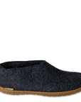 Glerups Shoe Natural Rubber Sole in Charcoal