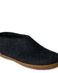 Glerups Shoe Natural Rubber Sole in Charcoal