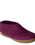 Glerups Shoe Rubber Sole in Cranberry