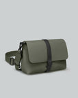 Gaston Luga Splash Crossbody Bag in Olive