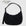 Baggu Large Nylon Crescent Bag in Black