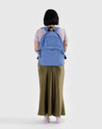 Baggu Large Nylon Backpack in Pansy Blue