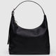 Baggu Recycled Leather Shoulder Bag in Black