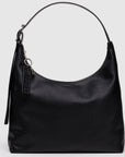 Baggu Recycled Leather Shoulder Bag in Black