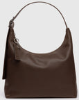 Baggu Recycled Leather Shoulder Bag in Brown