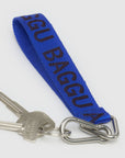 Baggu Logo Keychain in Cobalt