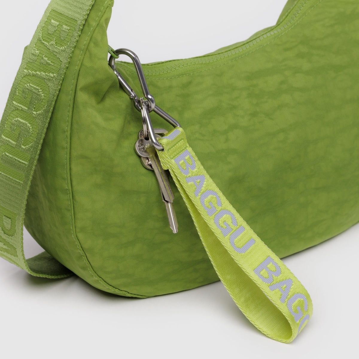 Baggu Logo Keychain in Citron