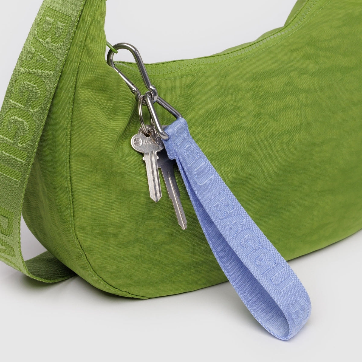 Baggu Logo Keychain in French Blue