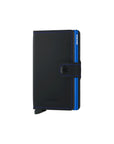 Secrid Matte Mini Wallet in Black/Blue