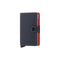 Secrid Mini Wallet Matte in Night Blue/Orange