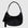 Baggu Medium Recycled Leather Crescent Bag in Black