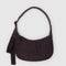 Baggu Medium Nylon Crescent Bag in Chocolate Plum