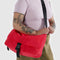 Baggu Nylon Messenger Bag in Candy Apple