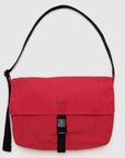 Baggu Nylon Messenger Bag in Candy Apple