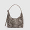 Baggu Mini Nylon Shoulder Bag in Snakeskin