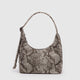 Baggu Mini Nylon Shoulder Bag in Snakeskin