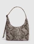 Baggu Mini Nylon Shoulder Bag in Snakeskin