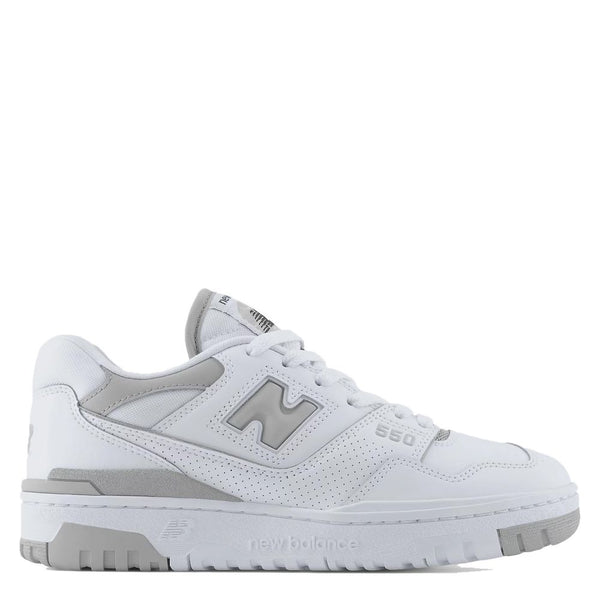 New Balance Women's 550 in White with Raincloud