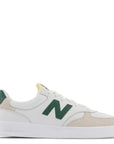 New Balance CT300 in White with Green