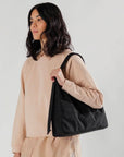 Baggu Nylon Shoulder Bag in Black