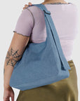 Baggu Nylon Shoulder Bag in Digital Denim