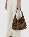 Baggu Nylon Shoulder Bag in Leopard