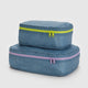 Baggu Packing Cube Set in Digital Denim