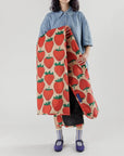 Baggu Puffy Picnic Blanket in Strawberry