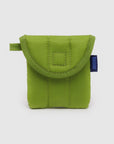 Baggu Puffy Earbuds Case in Green Juice