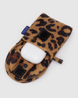 Baggu Puffy Earbuds Case in Leopard