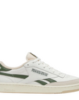 Reebok Men's Club C Revenge Vintage in Chalk/Breakaway Green/Tan