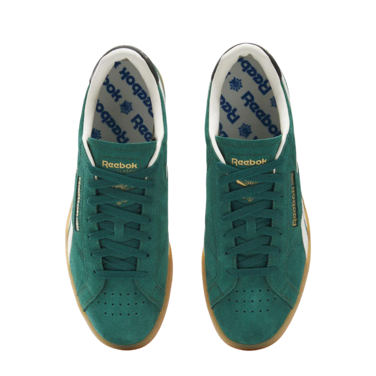 Reebok Men&#39;s Club C Grounds UK in Collegiate Green/Black/Gum