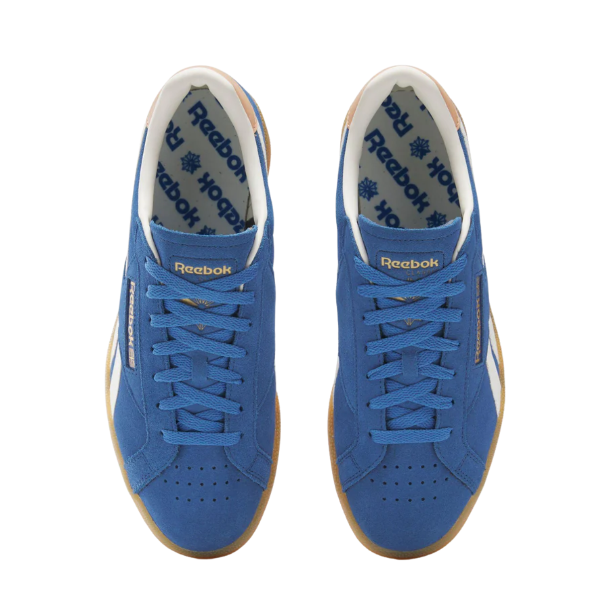 Reebok Men&#39;s Club C Grounds UK in Twilight Blue/Clay/Chalk